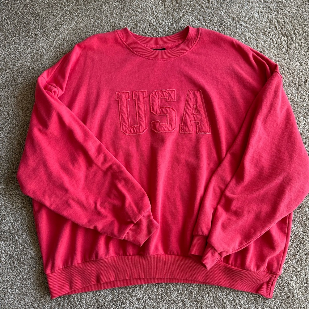 Special Thanks Red USA Pullover